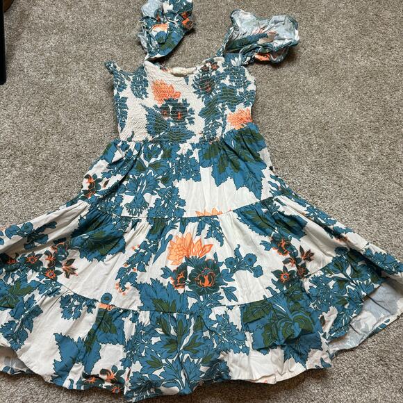 Forever That Girl Floral Sweetheart Pattern Ruffle Mini Dress Anthropologie - Picture 4 of 6